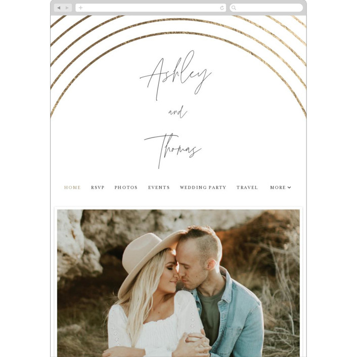 minted wedding website examples