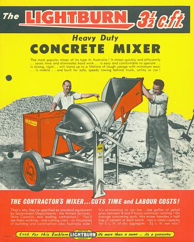 lightburn cement mixer