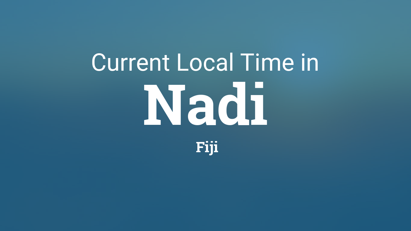 current time in fiji