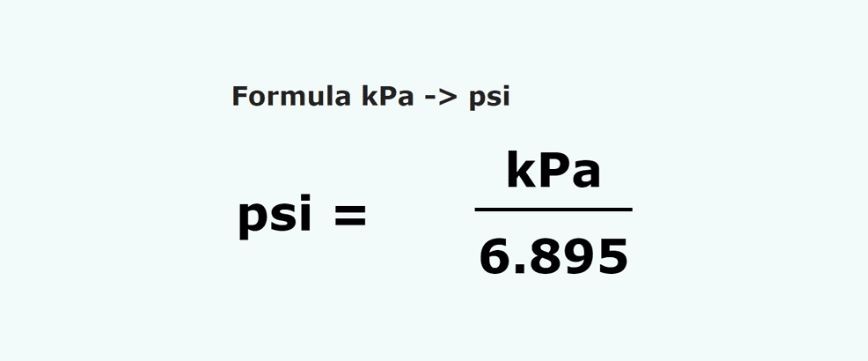 conversion kpa a psi