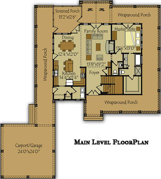 home building plans with wrap around porch