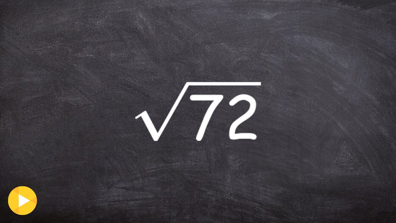 sqrt 72