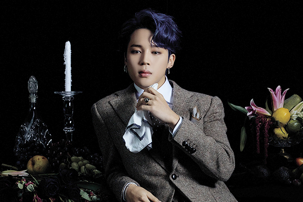 jimin blue hair