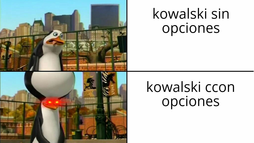 kowalski opciones meme