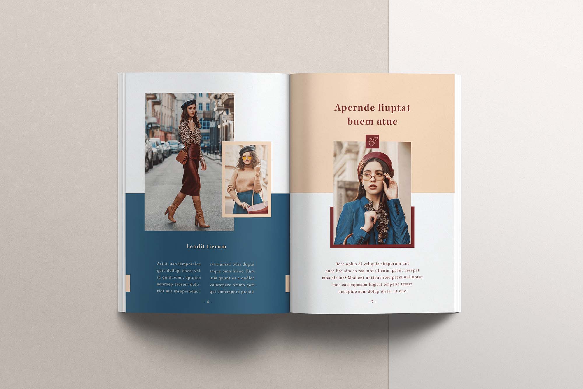 indd magazine template free download