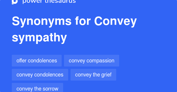 condolences thesaurus