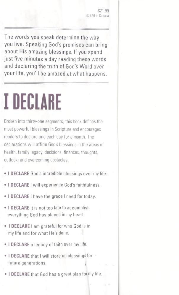 i declare joel osteen pdf