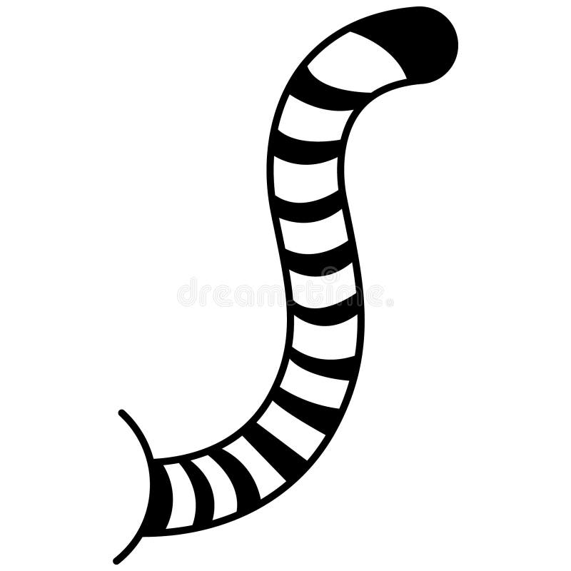 tail clipart black and white