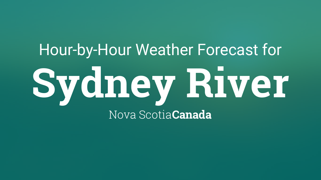 sydney ns weather hourly