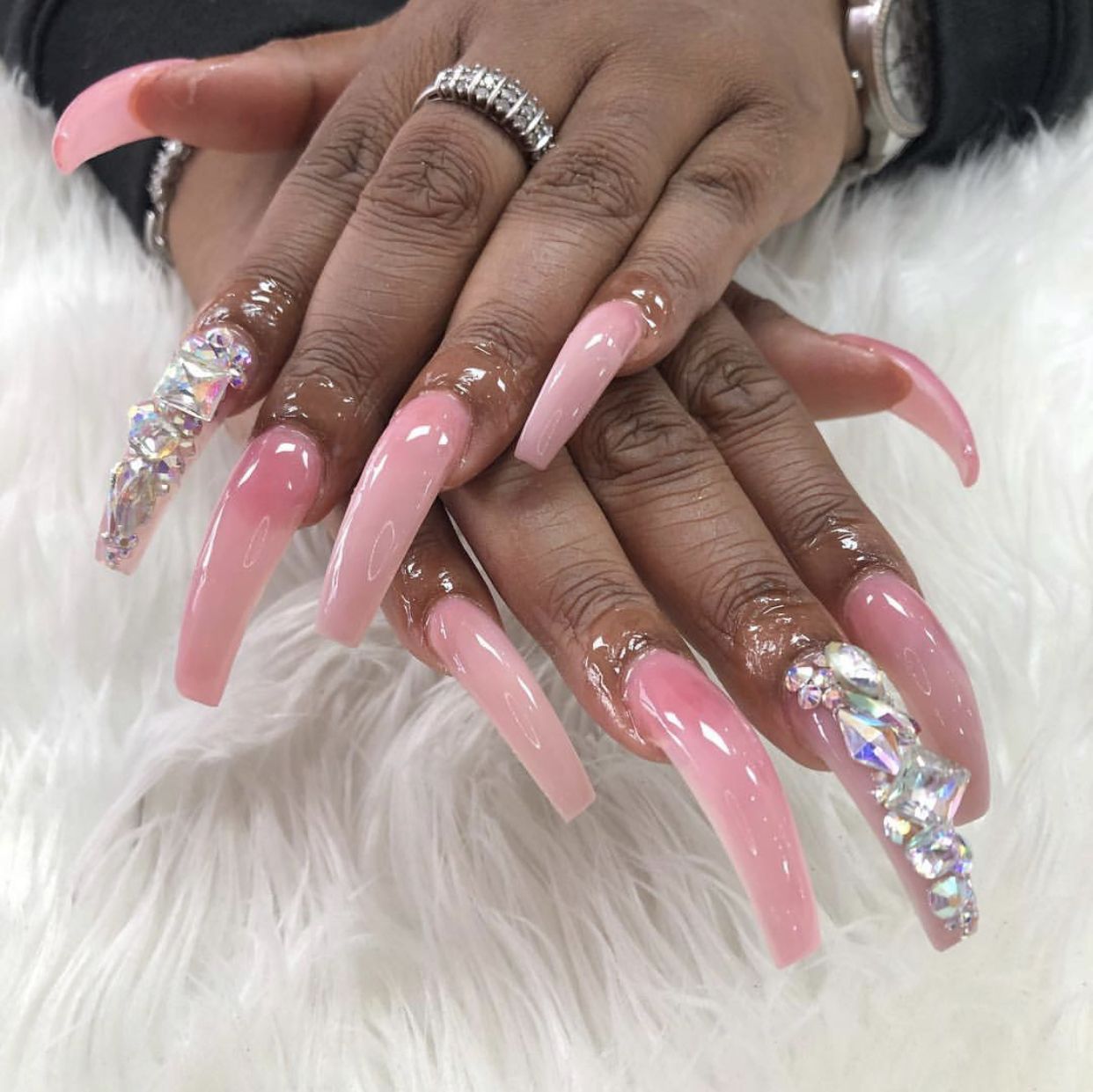 coffin curved nails