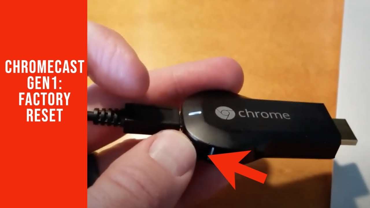 factory restore chromecast