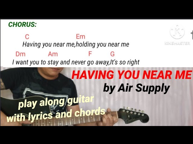 having you near chords