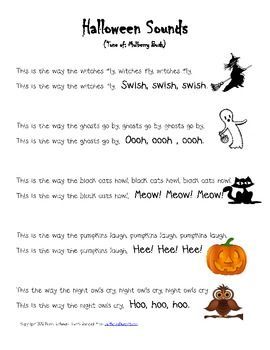 halloween rhymes