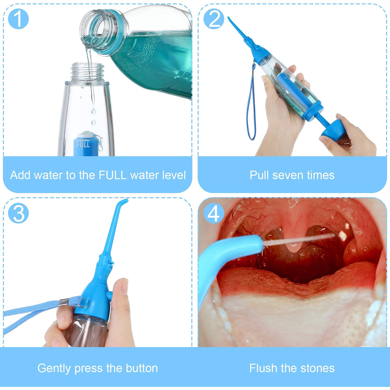 waterpik irrigator tonsil stones