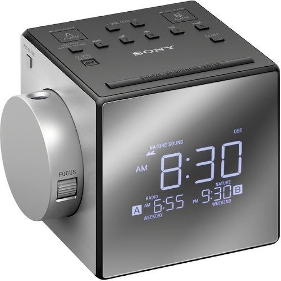 radio alarm clock sony