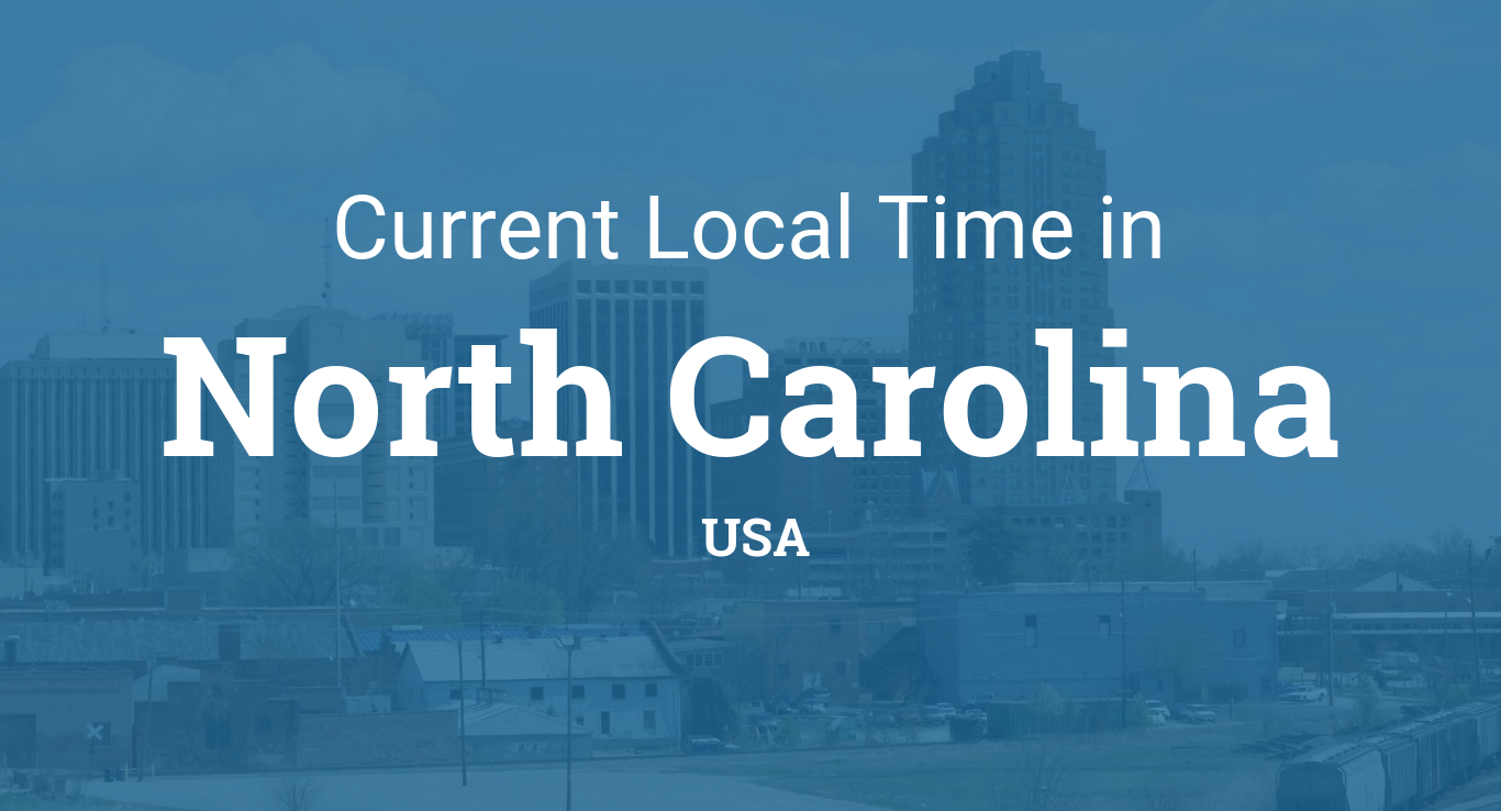 what is the time now in north carolina usa