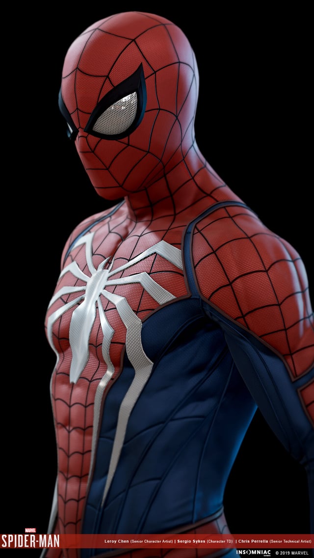 what is peter parkers suit made of