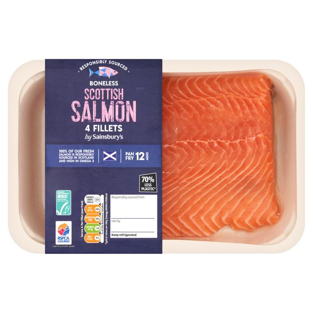 salmon fillet sainsburys