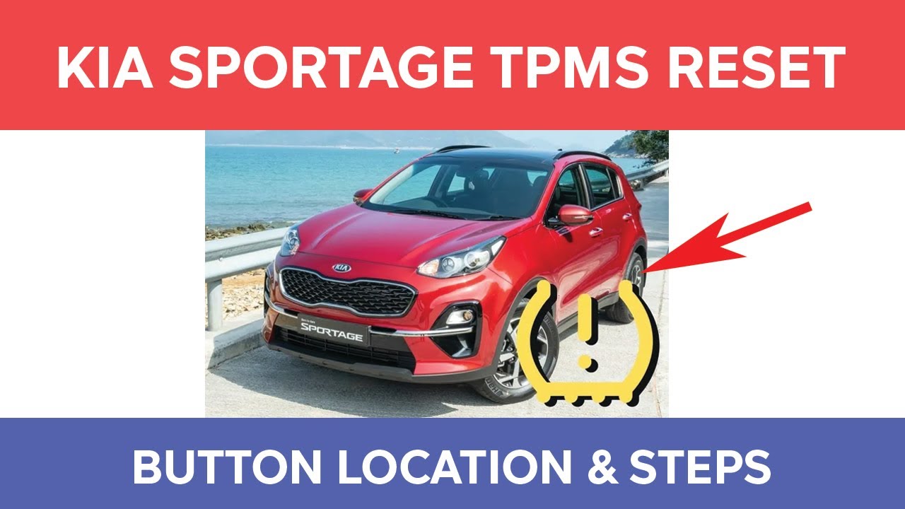 kia sportage tire pressure sensor reset