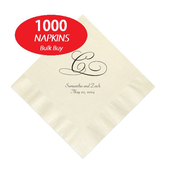 wedding napkins bulk