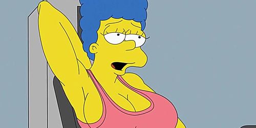 marge and bart simpson porn