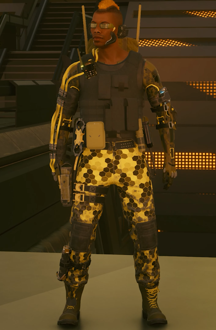 cyberpunk 2077 military outfit