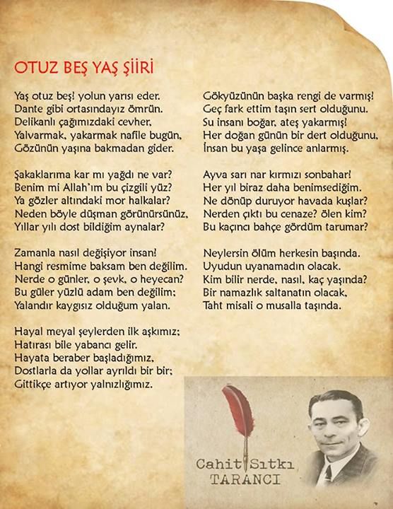 yaş otuz beş şiiri sözleri