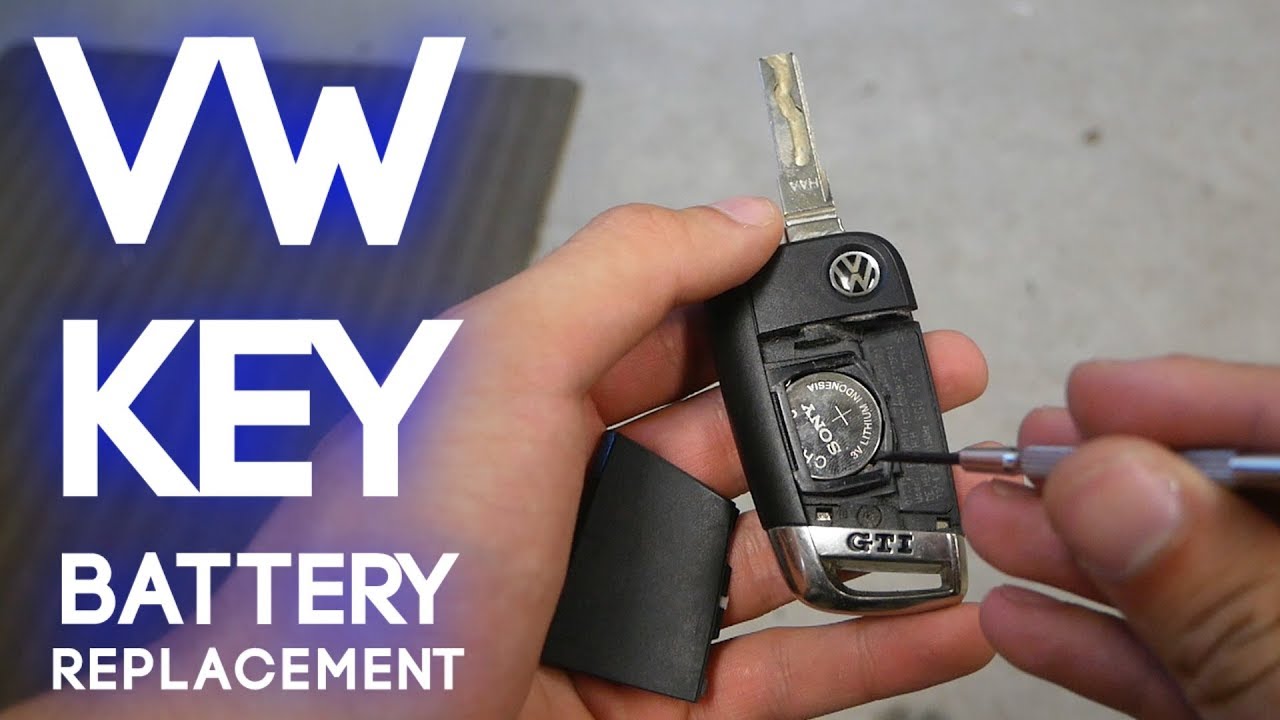 how to replace volkswagen key fob battery