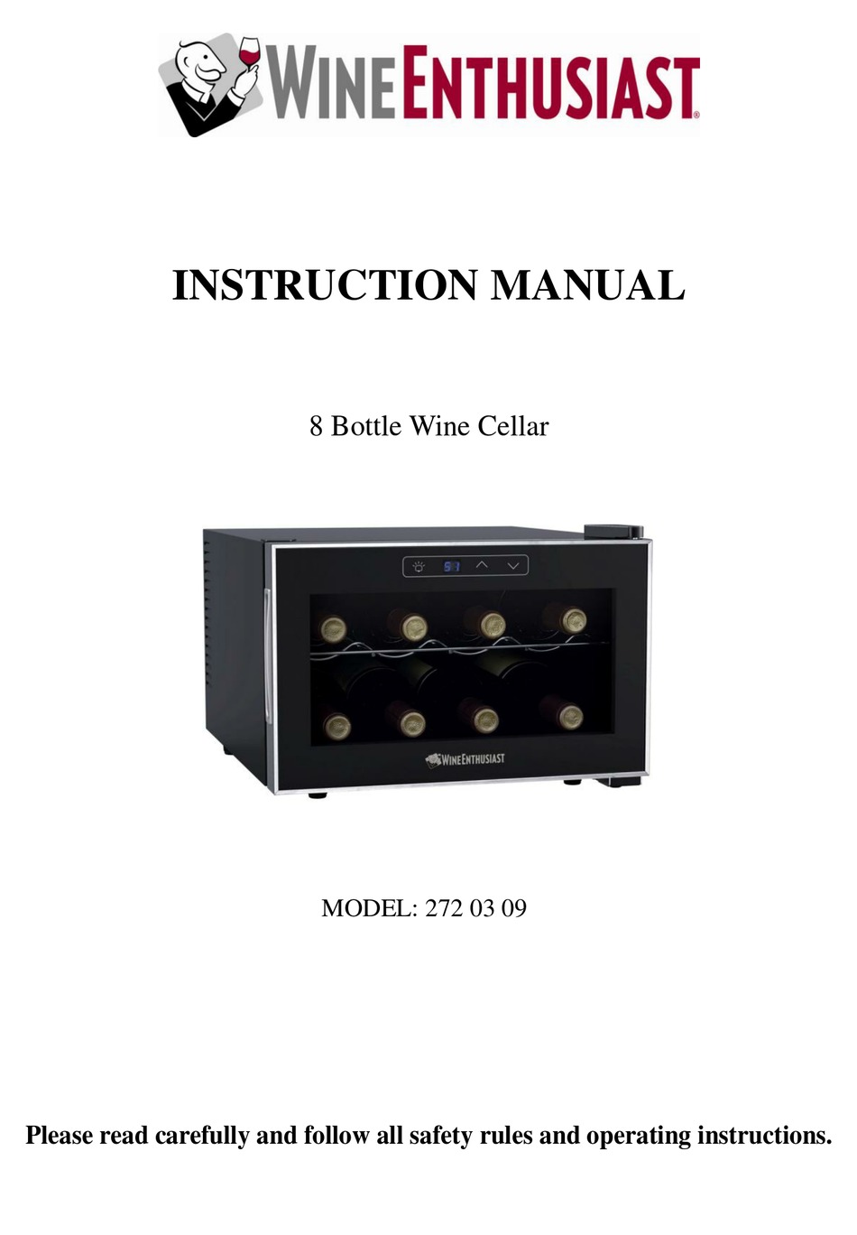 wine enthusiast model 272 manual