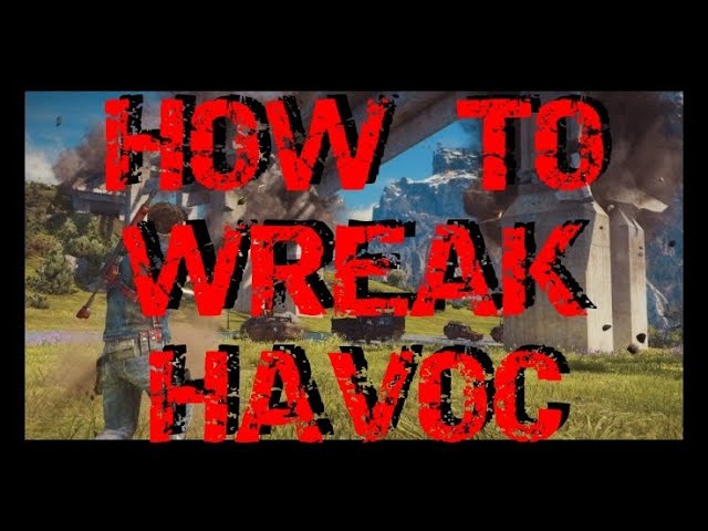 just cause 3 wreak havoc glitch