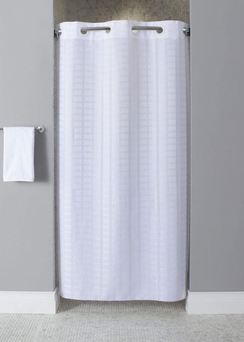 shower curtain stall