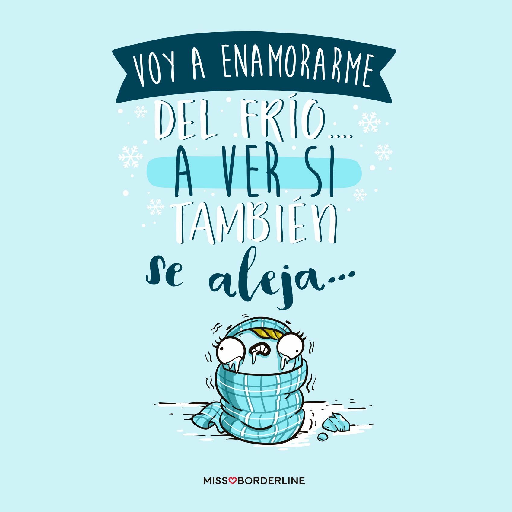 frases graciosas frio