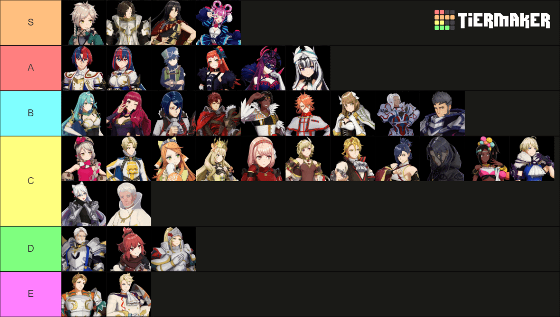 fire emblem engage unit tier list