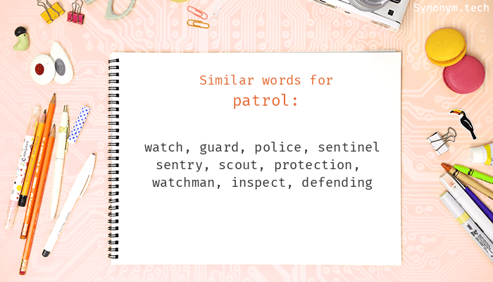 patrol synonym