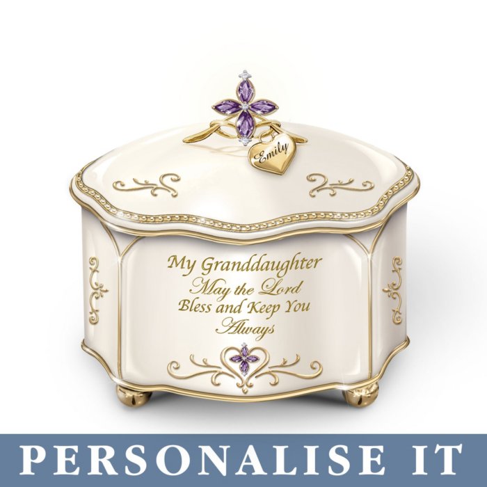 bradford exchange granddaughter music box