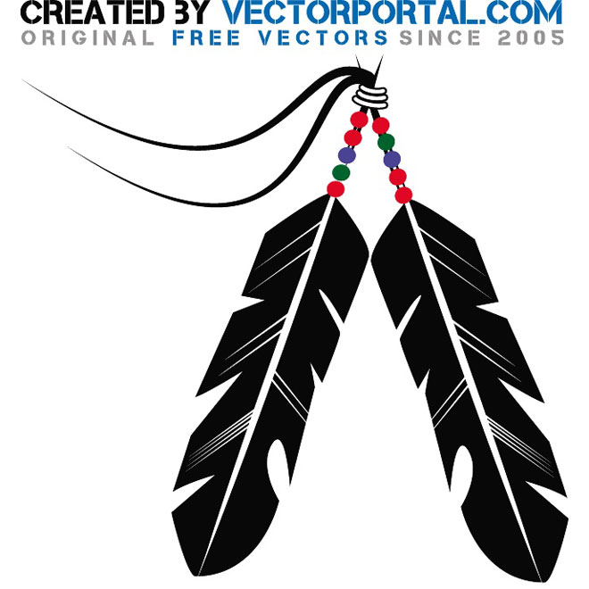 indian feather clipart