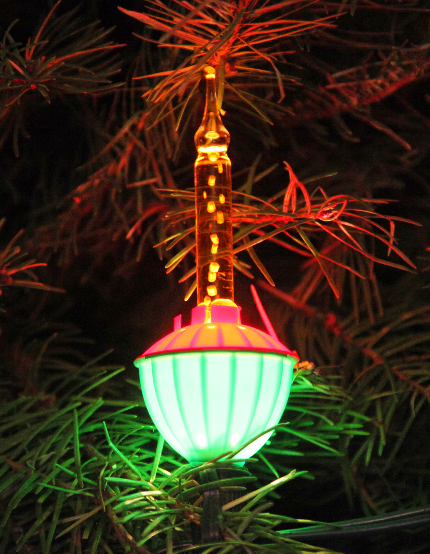 christmas bubble lamp