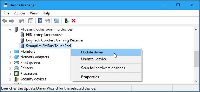 symantec touchpad driver