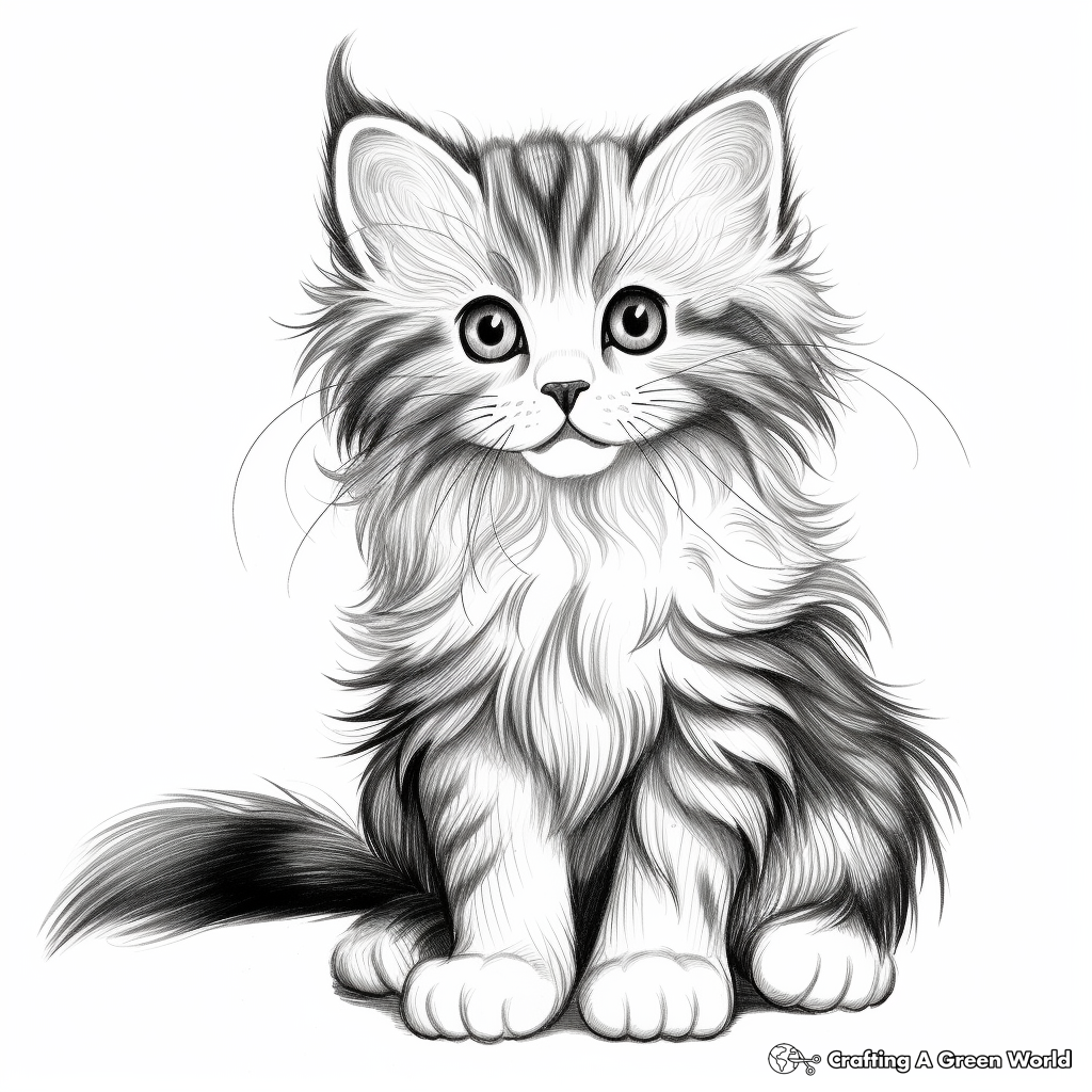 kitten coloring pages