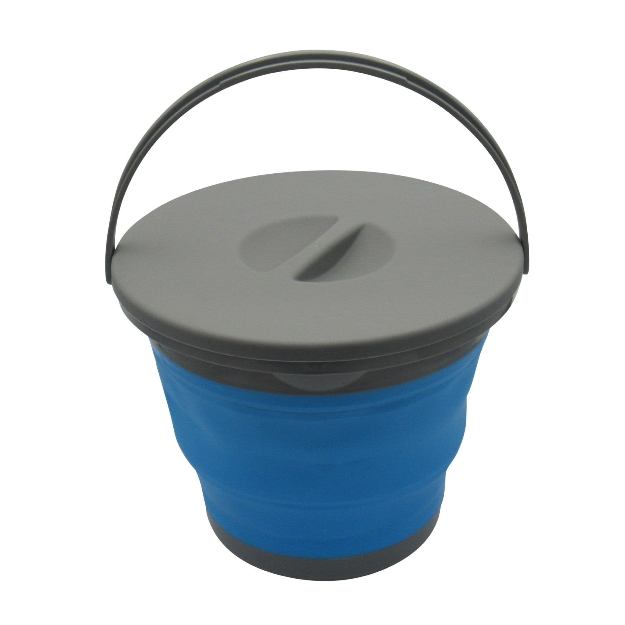 collapsible bucket with lid