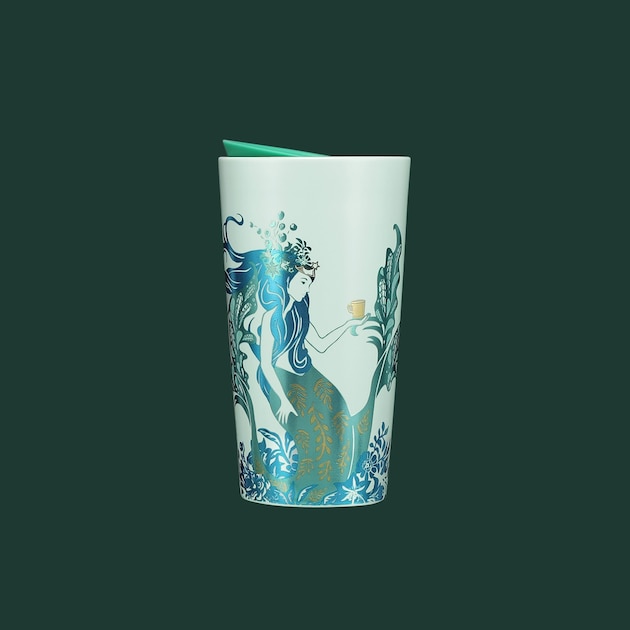 mermaid starbucks travel mug