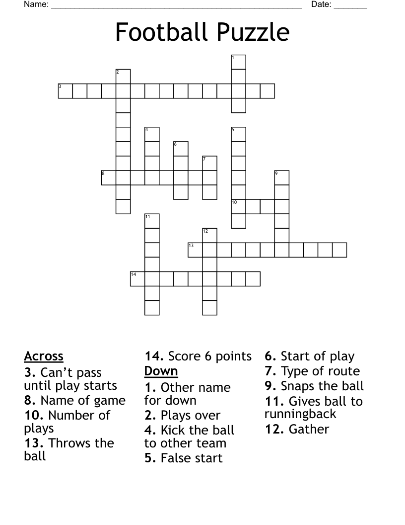 football offenses count crossword