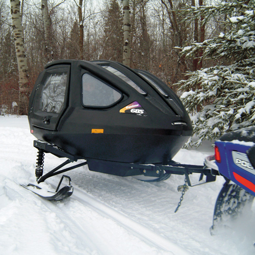 enclosed snowmobile sleigh