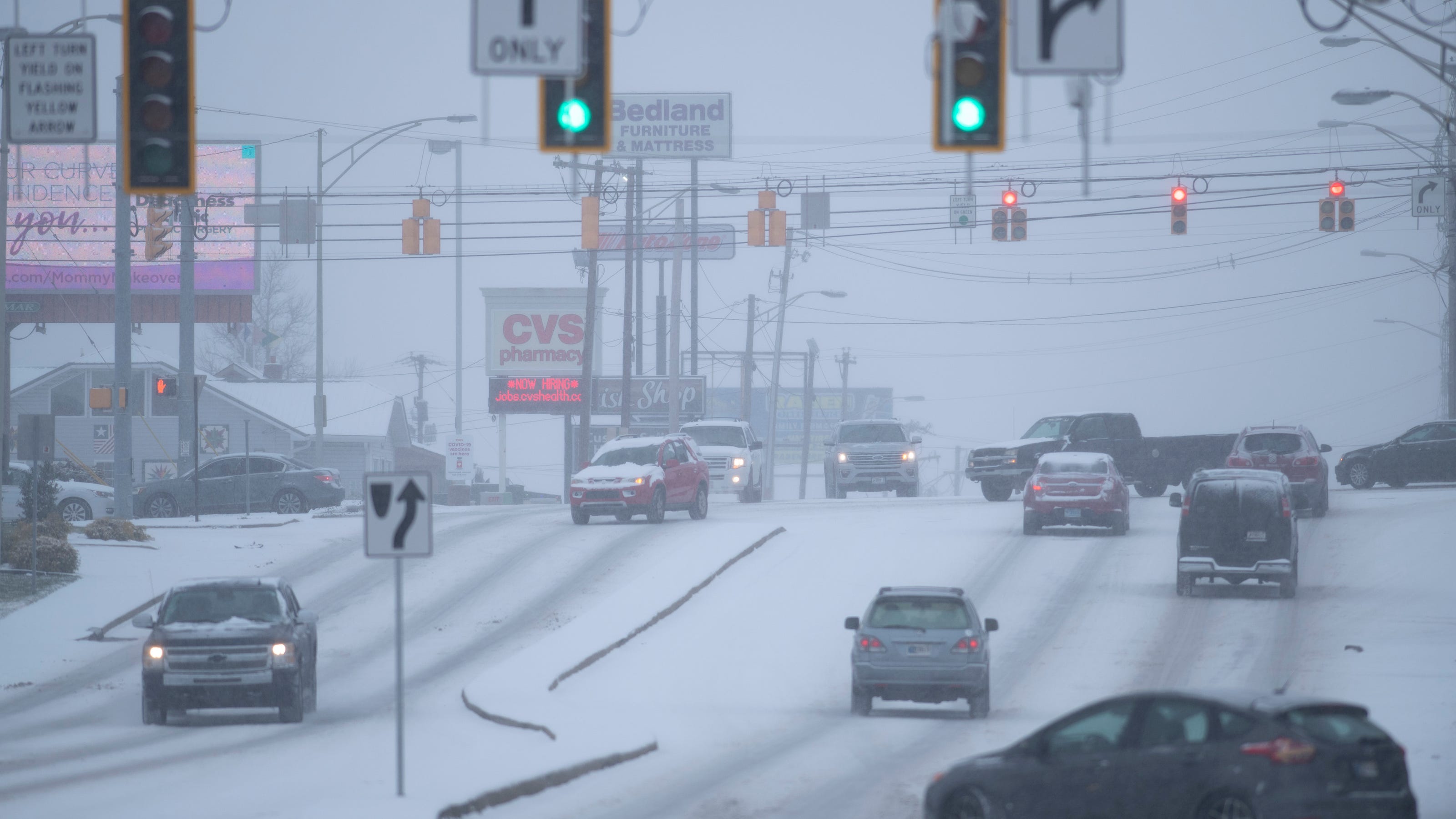 snowfall in evansville indiana