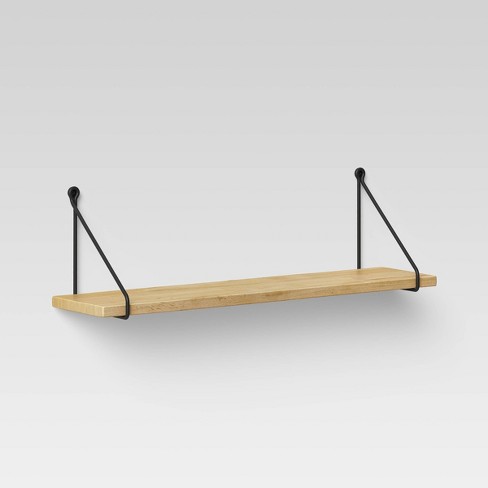 wooden shelf hanging