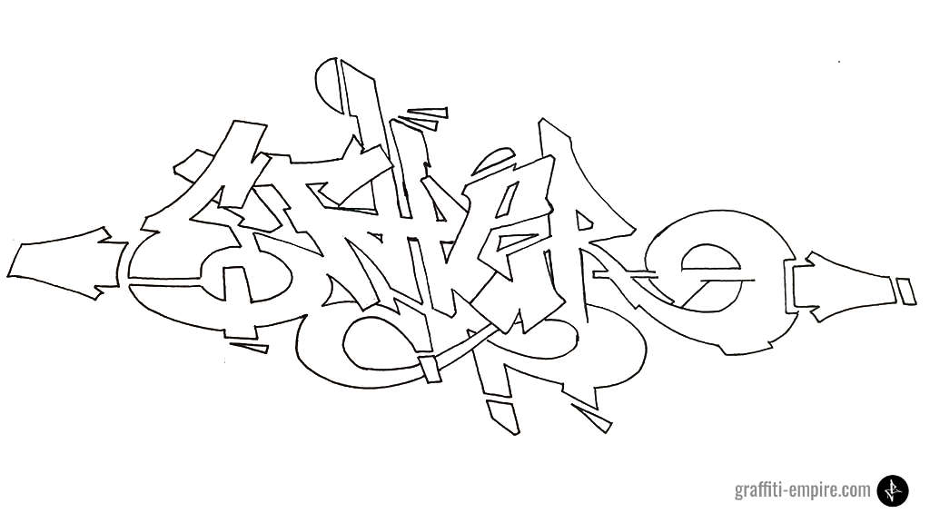 easy to draw graffiti art