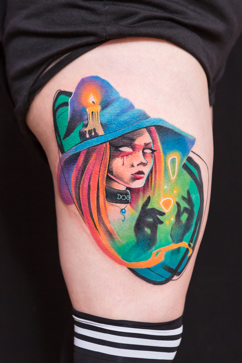 full color tattoo