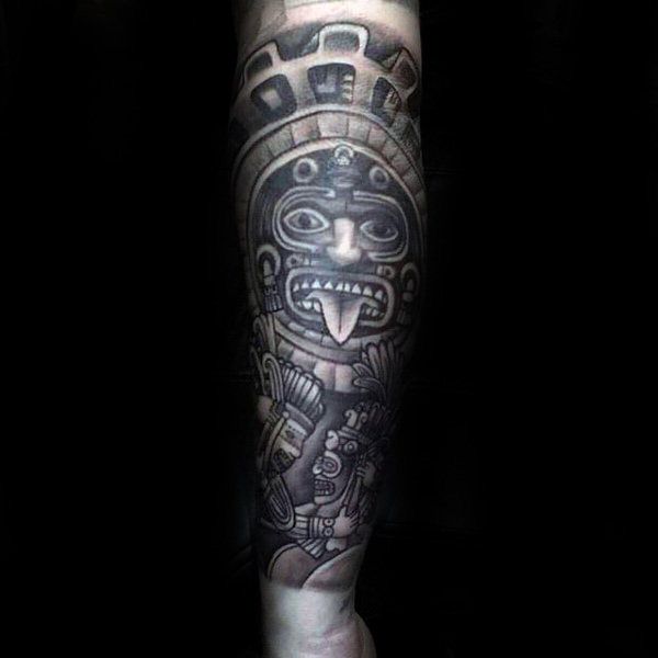 mayan forearm tattoos