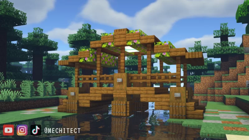 minecraft small bridge