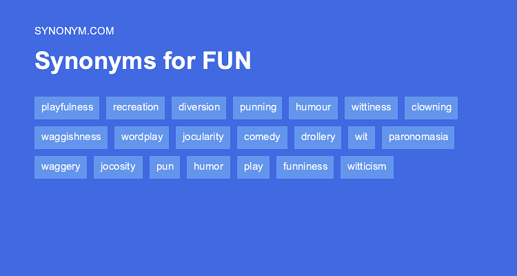 other words for funner